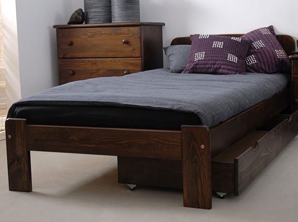 Letto in legno 90x200 Sara noce