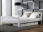 Letto in legno 120x200 Klaudia bianco