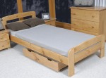 Letto in legno 90x200 Klaudia ontano