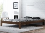 Letto in legno 160x200 Ada, colore noce