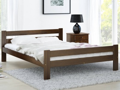 Letto in legno 120x200 Manta Eco Noce