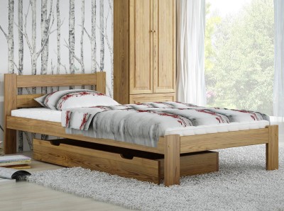 Letto in legno 90x200 Mato eco rovere