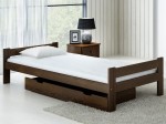 Letto in legno 90x200 Prima eco noce