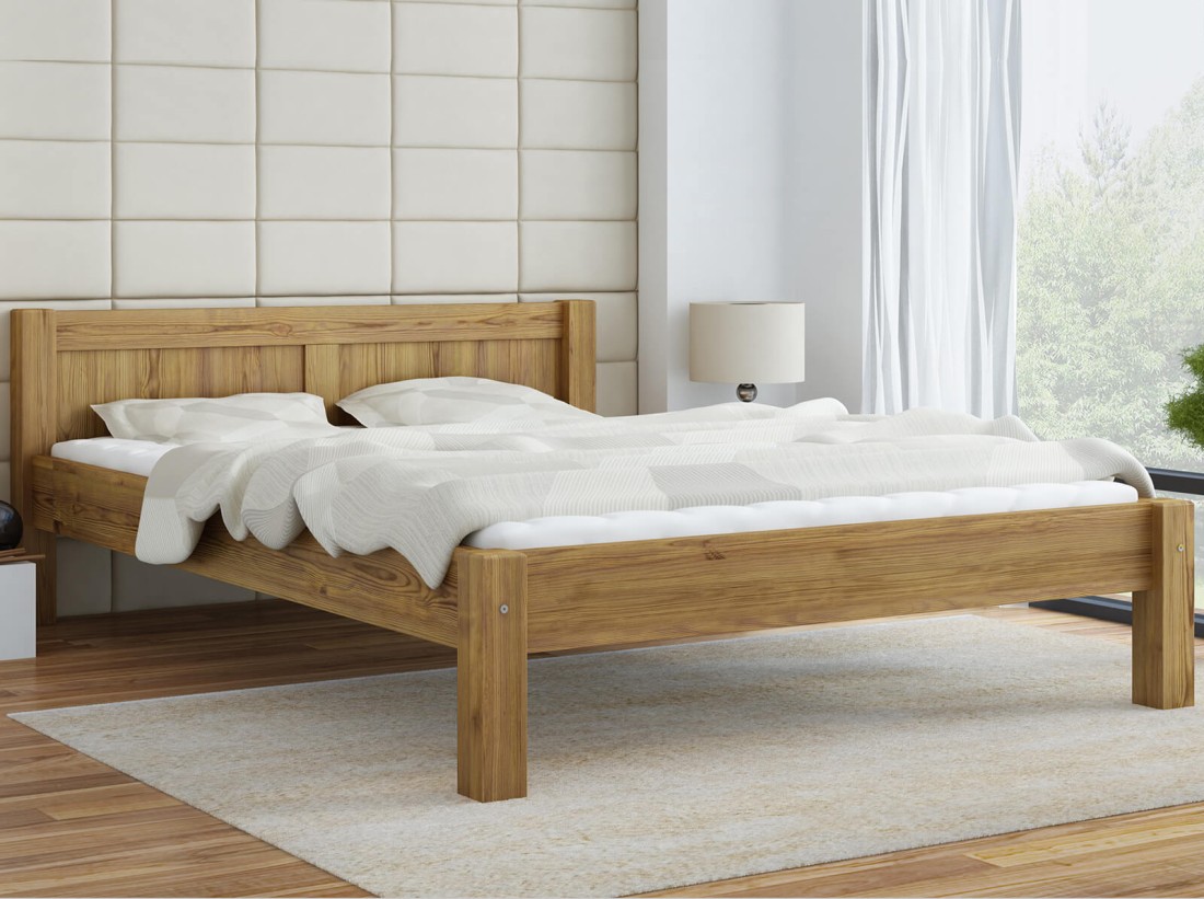 Letto 140x200 Wiktoria rovere
