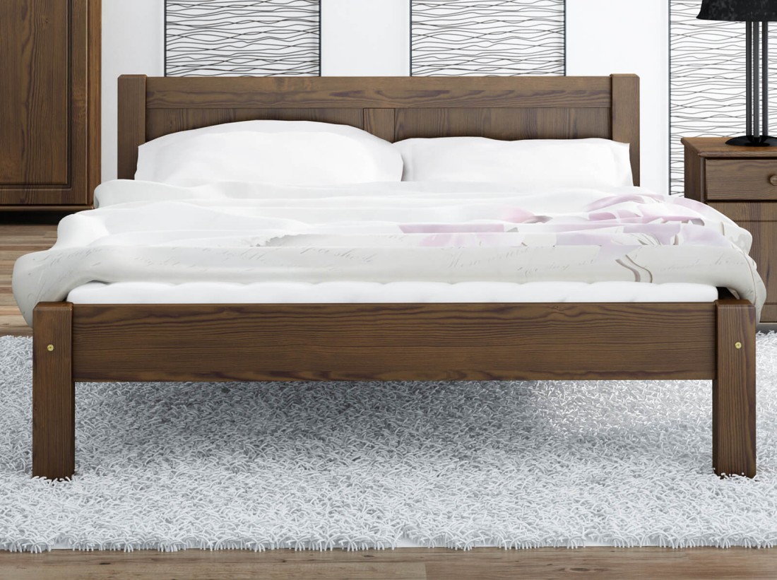 Letto 160x200 Wiktoria NOCE