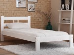 Letto in pino 90x200 Nikola bianco
