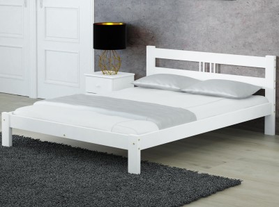 Letto in pino 120x200 Nikola bianco