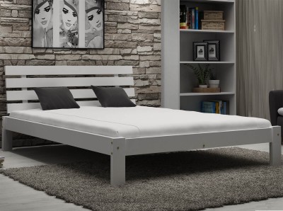 Letto in pino 120x200 Klara bianco