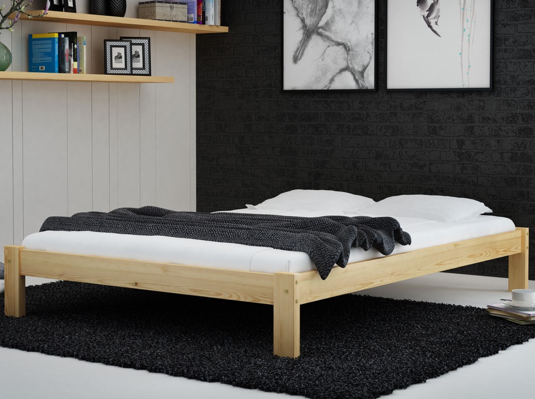 Letto 140x200 Liliana in pino