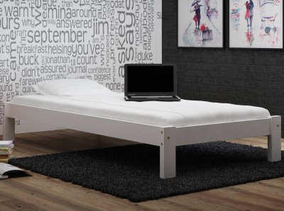 Letto 90x200 Liliana in pino bianco