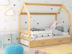 Lettino Montessori 80x160 cm a Casetta Pino e sponde D3