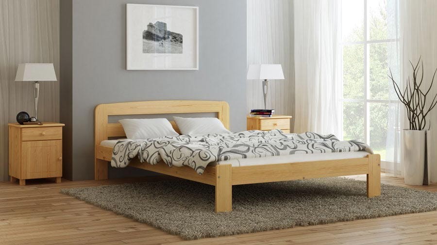 Letto in legno 120x200 Sara pino
