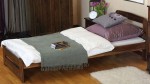 Letto 90x200 Lidia in pino colore noce