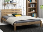 Letto in pino 140x200 Klara rovere