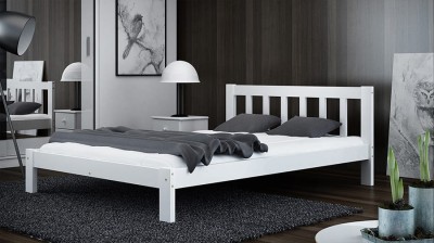 Letto 120x200 Ofelia in pino bianco