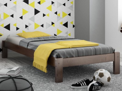 Letto in pino 90x200 Liliana noce