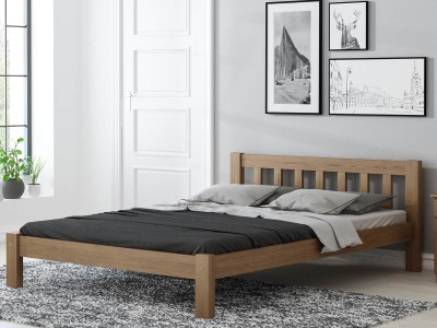 Letto in pino 120x200 Ofelia rovere