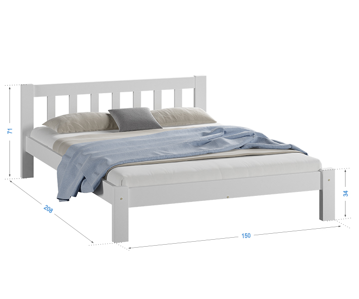 Letto Ofelia 140x200cm