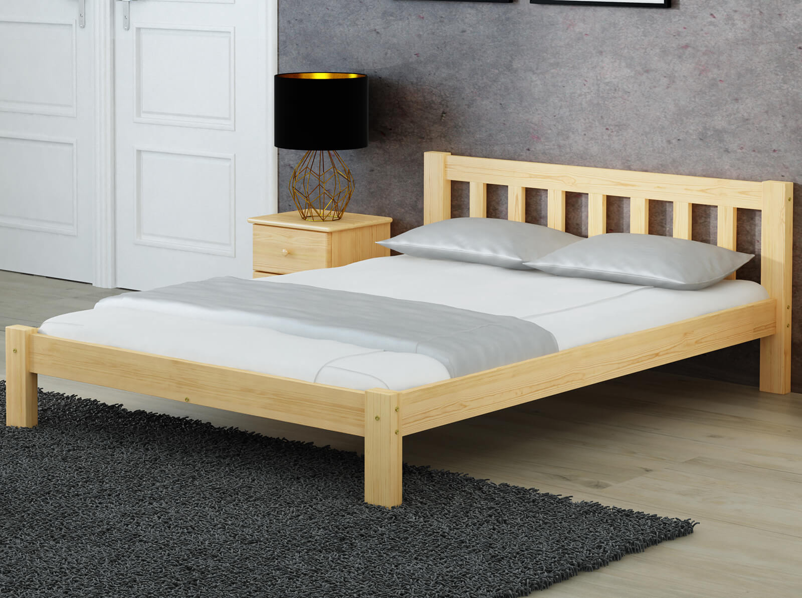 Letto 140x200 Ofelia in pino