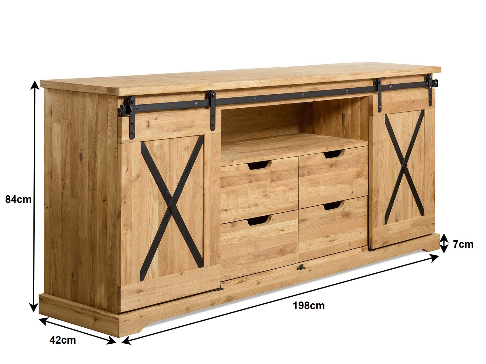 Dimensioni cassettiera X-oak 4