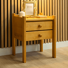 Comodini in legno di pino