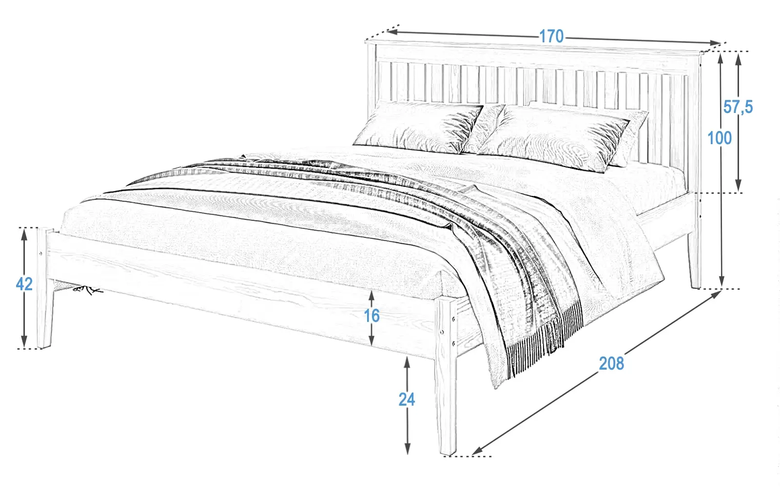 Letto Bilbao 160x200