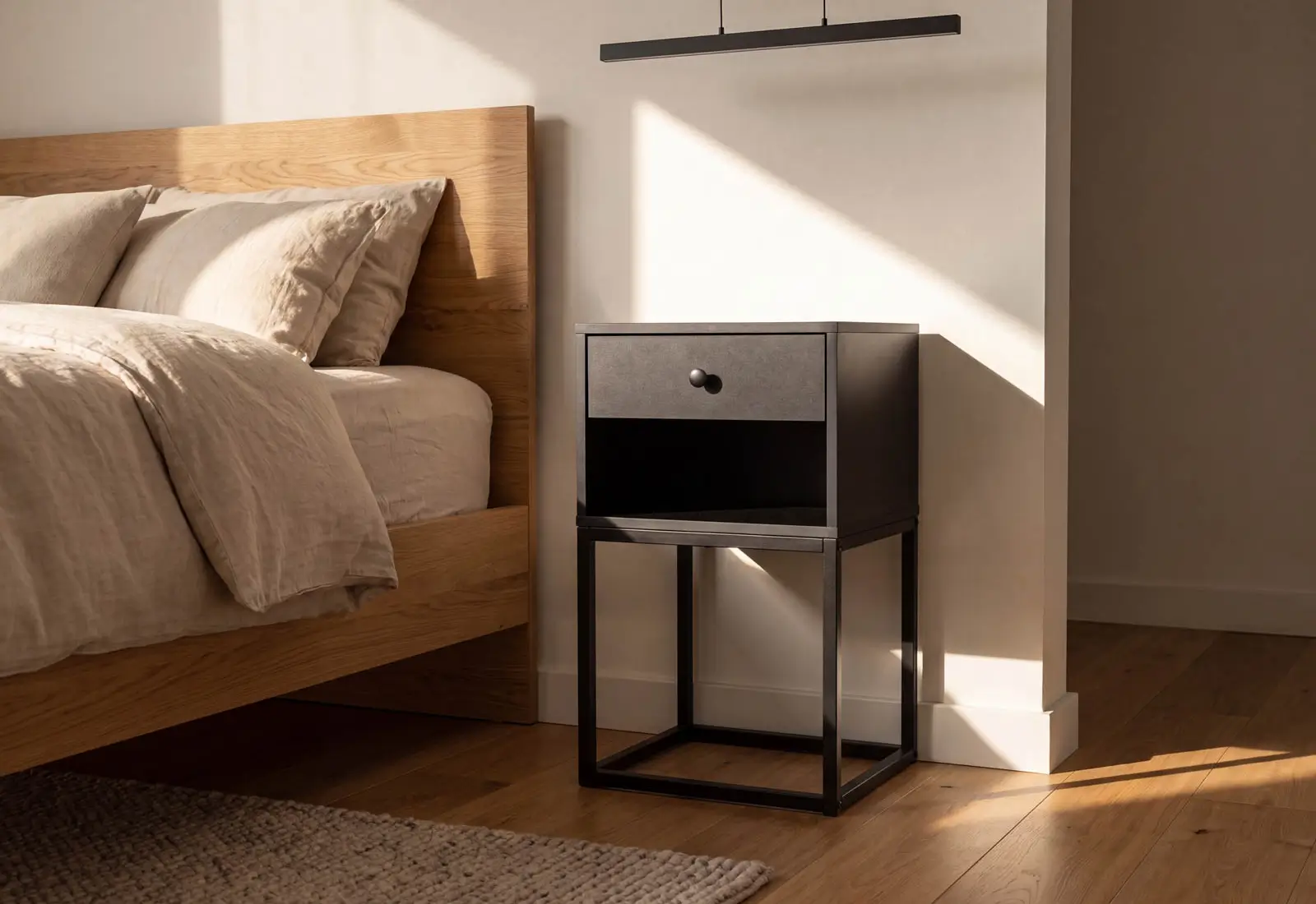 Collezione Modu in stile loft e industrial di colore nero