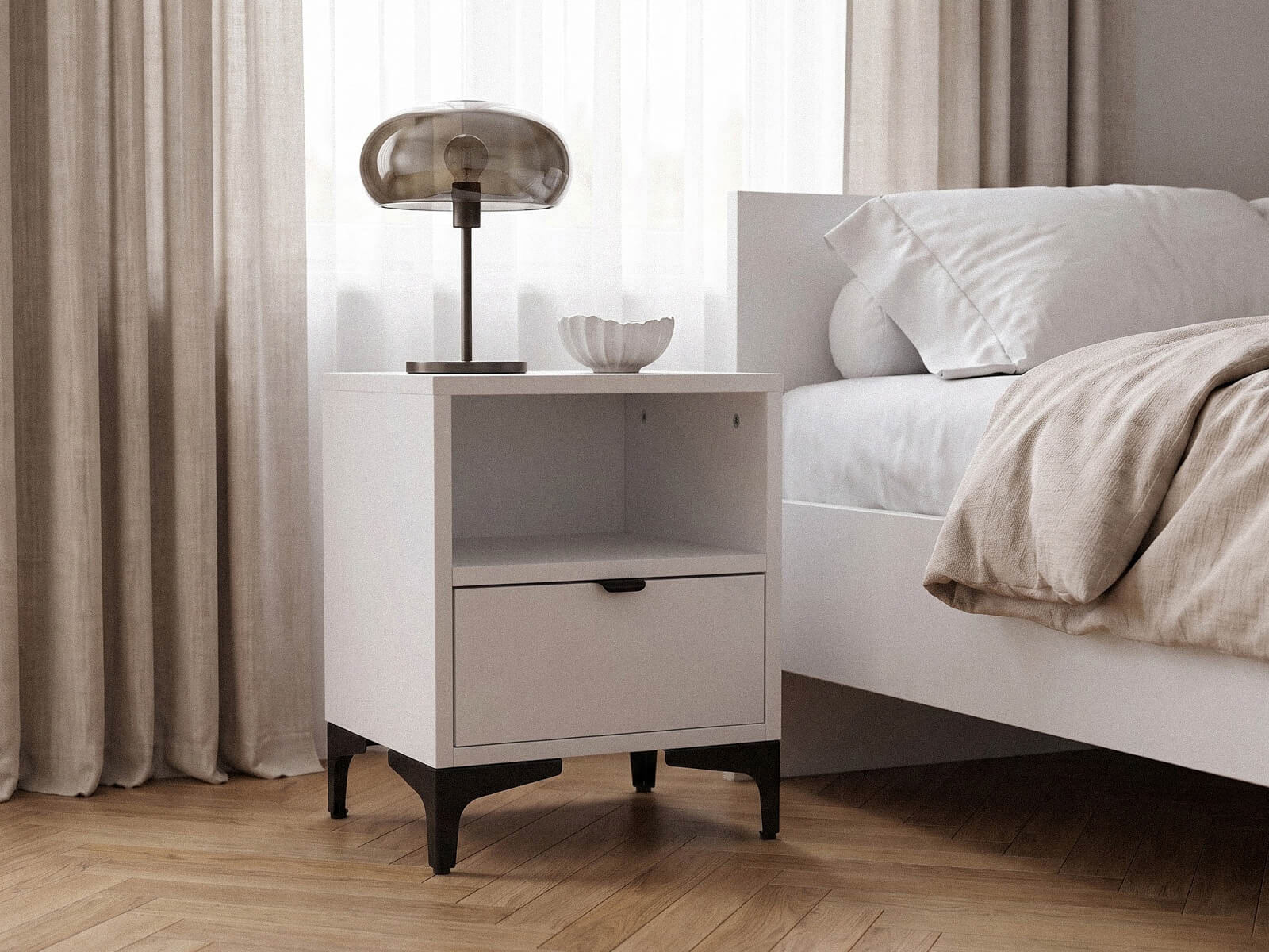 Moderna collezione di mobili per camera da letto Nobio