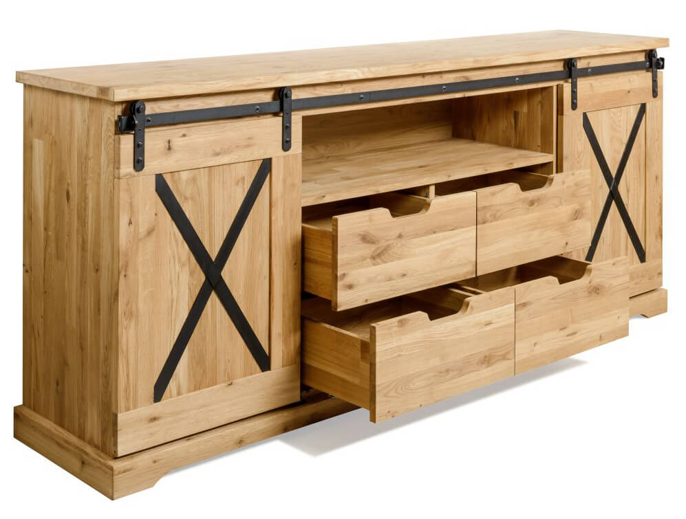 Dettagli cassettiera X-oak 4