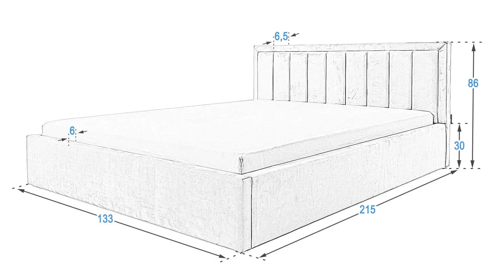 Dimensioni letto TOP line 9 120x200