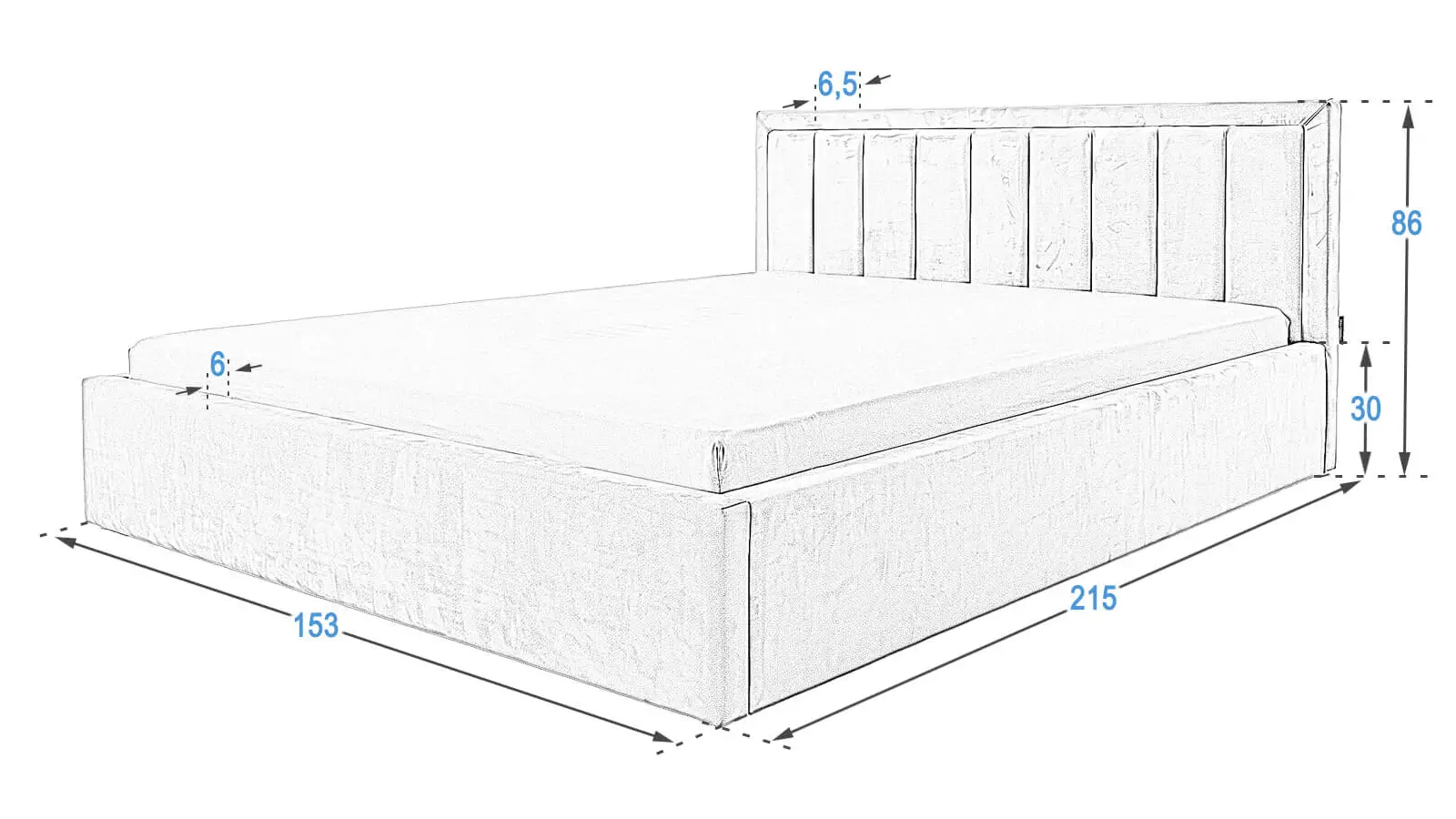 Dimensioni letto TOP line 9 140x200