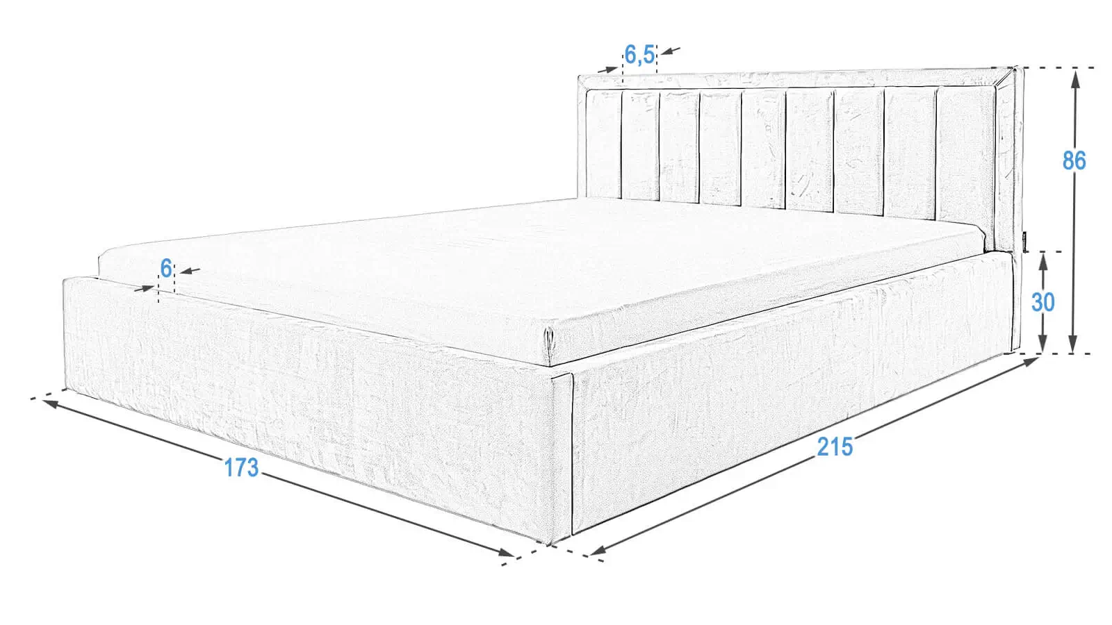 Dimensioni letto TOP line 9 160x200