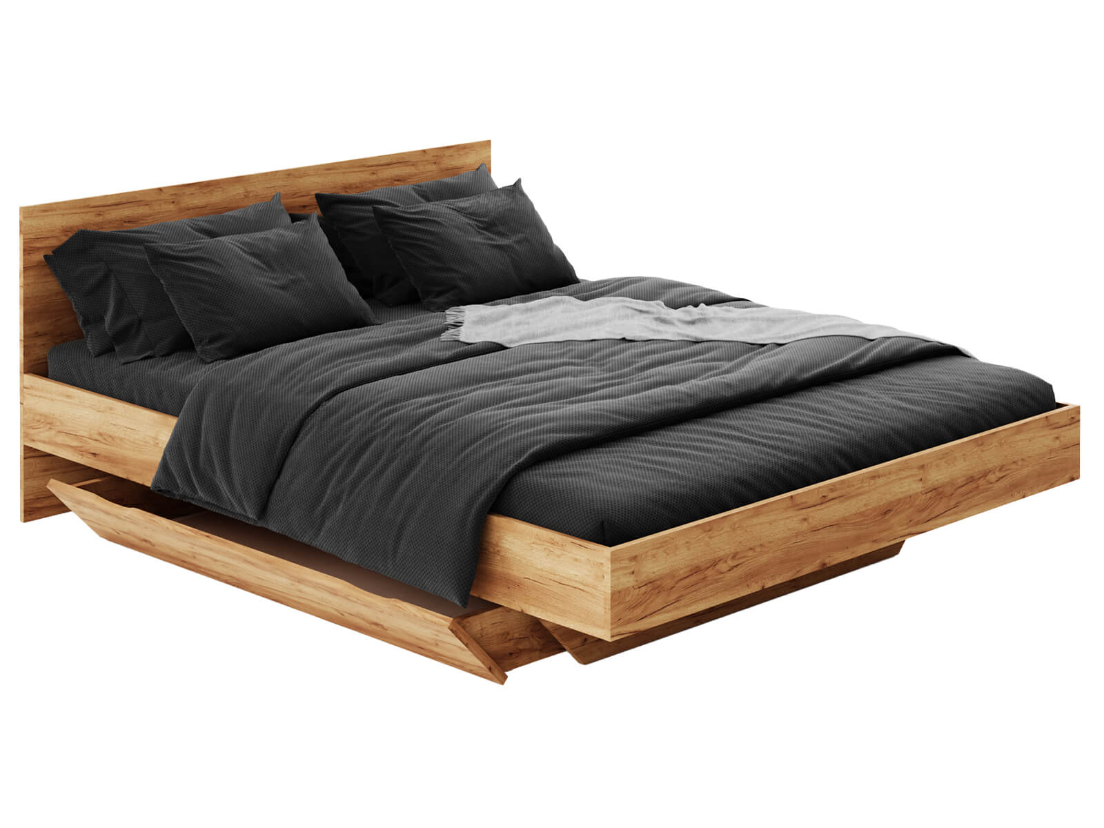 Contenitore Sottoletto da 805 x 396 x 175 mm Contenitori Sottoletto con Rotelle, con Coperchio e Chiusura, per Vestiti, Scarpe, Coperte, Camera da Letto, 4 Pezzi | IT